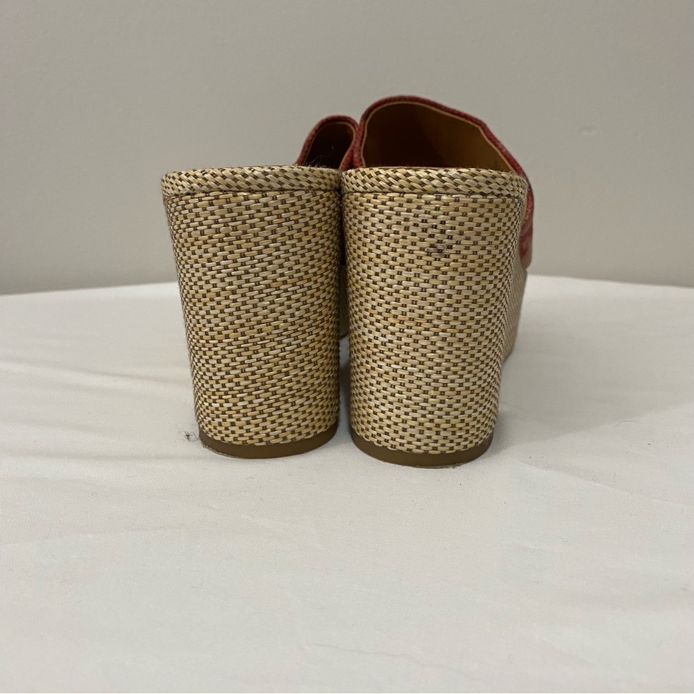 Vince Camuto Gadgen Wedge Sandals Tie Dye Hippie Boho Chunky Size 9.5 M (41) - Picture 6 of 12